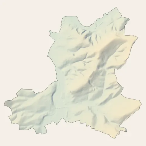 Courcelles-Chaussy : relief