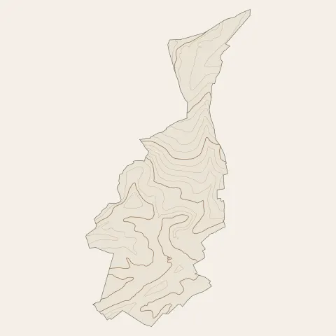 Créhange : courbes de niveau