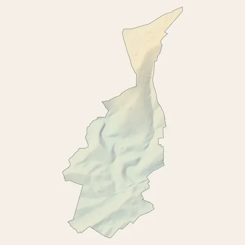 Créhange : relief