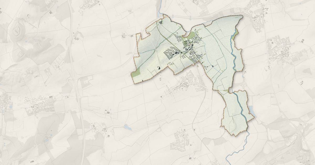 Portrait cartographique de Cuvry : relief, eau, forêts, bâti et voies, calculés à partir des données de l'IGN
