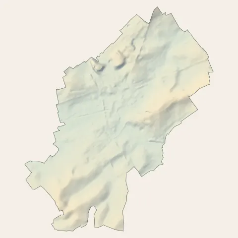 Dieuze : relief