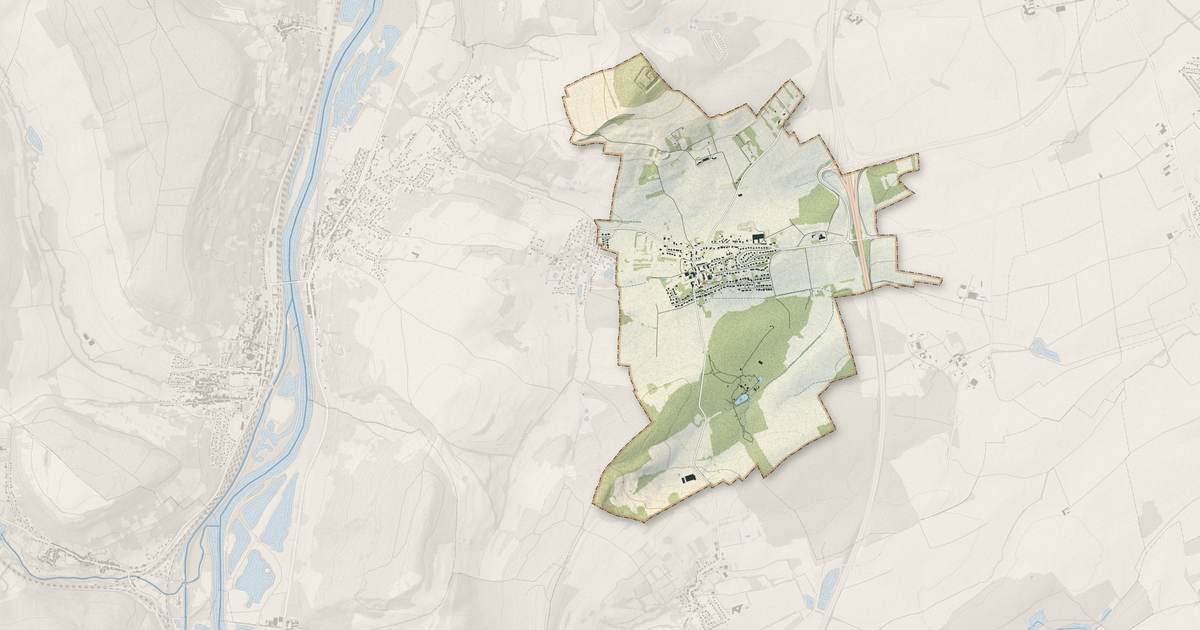 Portrait cartographique de Féy : relief, eau, forêts, bâti et voies, calculés à partir des données de l'IGN