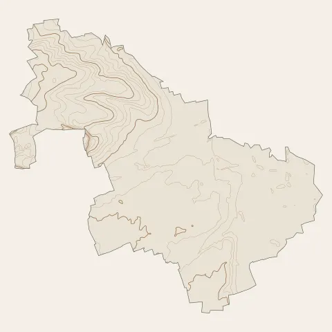 Florange : courbes de niveau