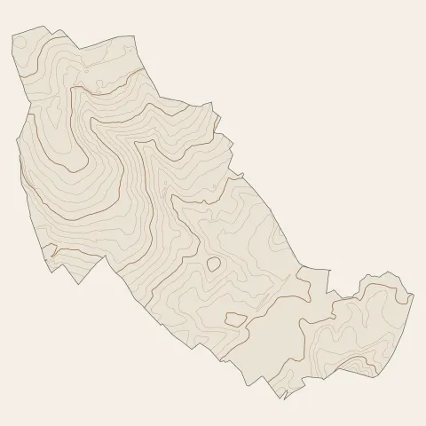 Folschviller : courbes de niveau