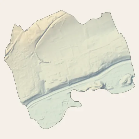Gandrange : relief