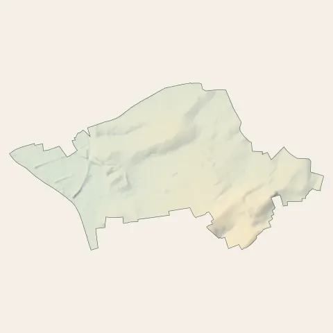 Guénange : relief