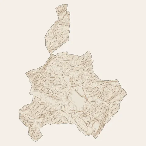 Hambach : courbes de niveau