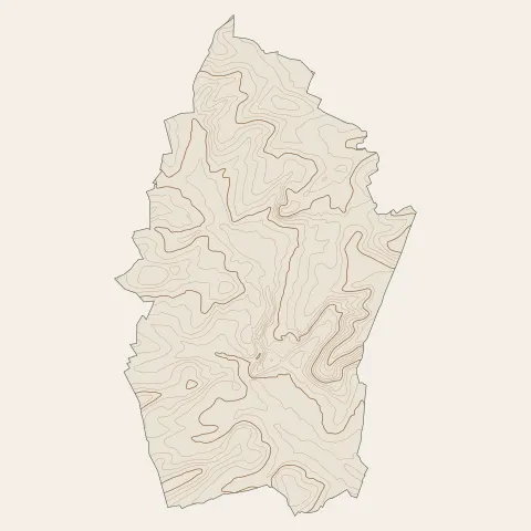 Hettange-Grande : courbes de niveau