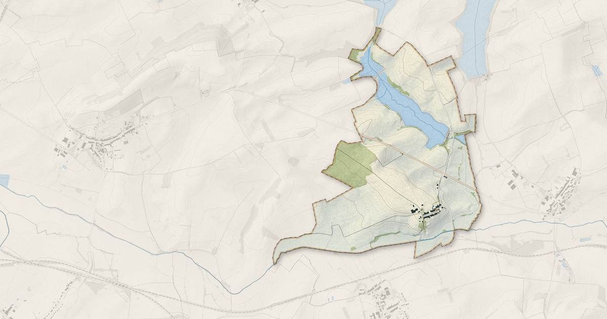 Portrait cartographique de Holacourt : relief, eau, forêts, bâti et voies, calculés à partir des données de l'IGN