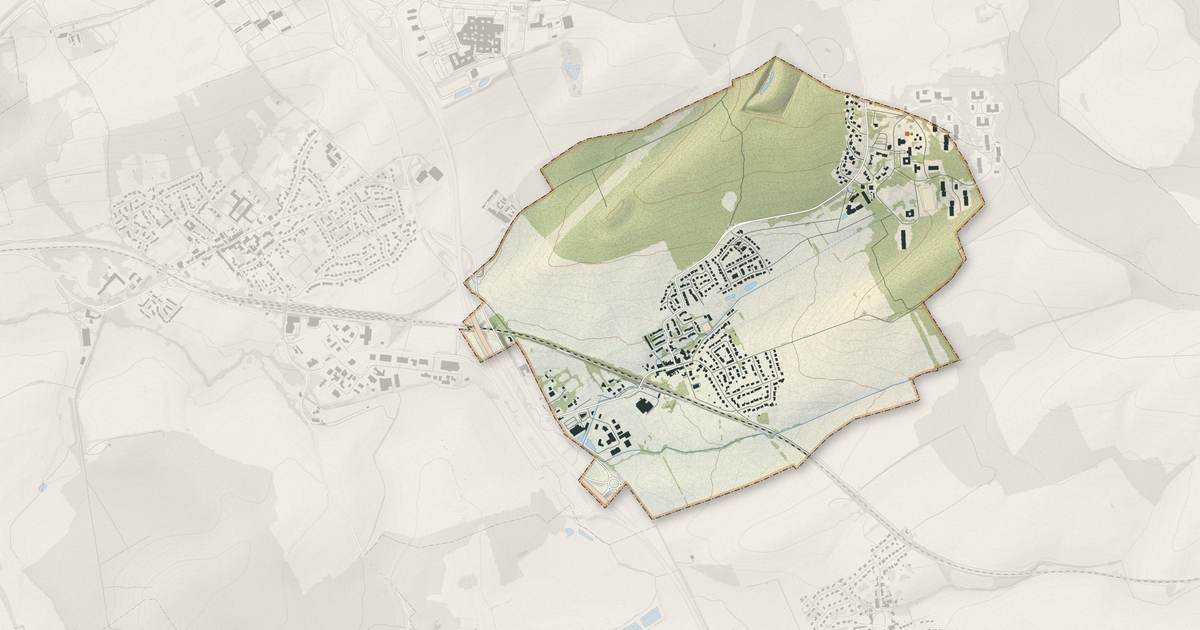 Portrait cartographique de Jury : relief, eau, forêts, bâti et voies, calculés à partir des données de l'IGN