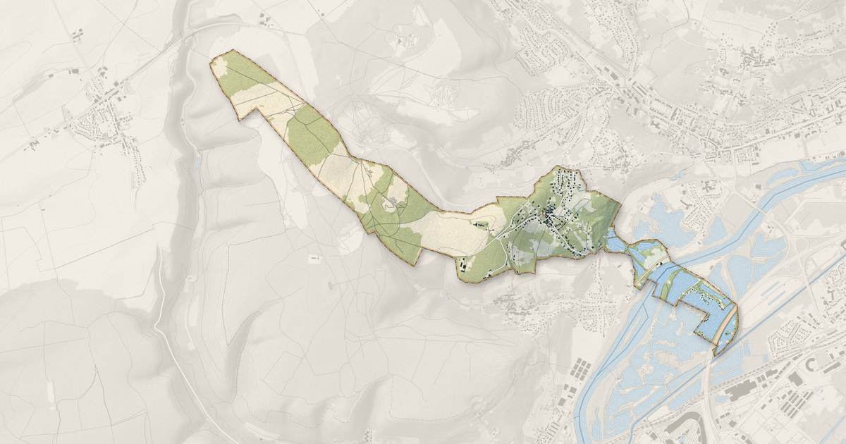 Portrait cartographique de Jussy : relief, eau, forêts, bâti et voies, calculés à partir des données de l'IGN