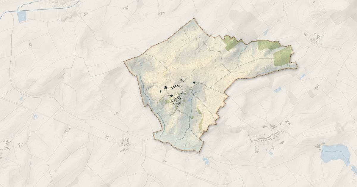 Portrait cartographique de Juvelize : relief, eau, forêts, bâti et voies, calculés à partir des données de l'IGN