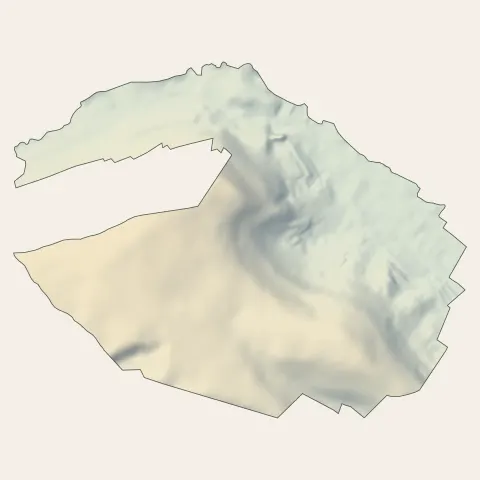 Knutange : relief