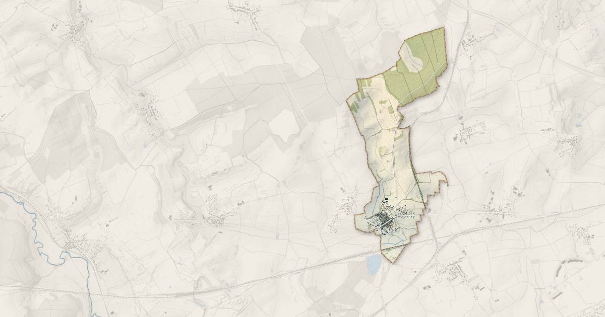 Portrait cartographique de Lixheim : relief, eau, forêts, bâti et voies, calculés à partir des données de l'IGN