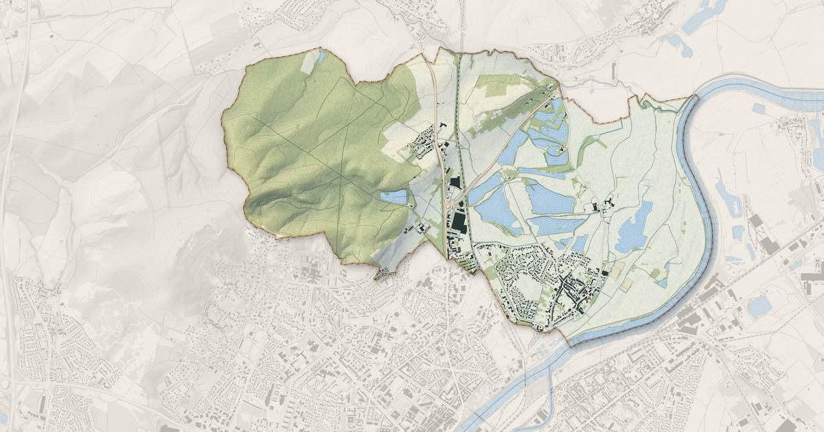 Portrait cartographique de Manom : relief, eau, forêts, bâti et voies, calculés à partir des données de l'IGN