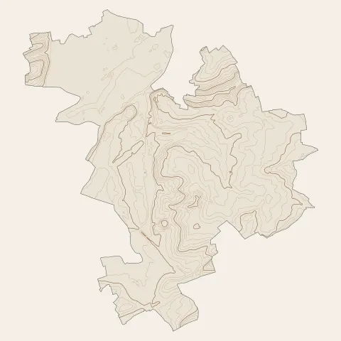 Metz : courbes de niveau