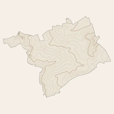 Metzervisse : courbes de niveau