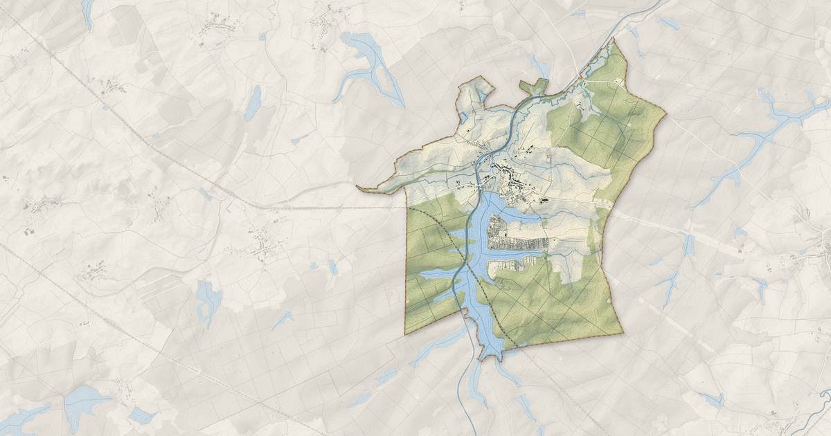 Portrait cartographique de Mittersheim : relief, eau, forêts, bâti et voies, calculés à partir des données de l'IGN