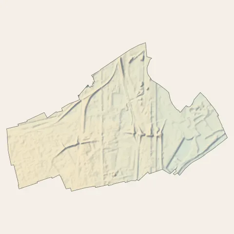 Mondelange : relief