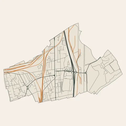 Mondelange : voies