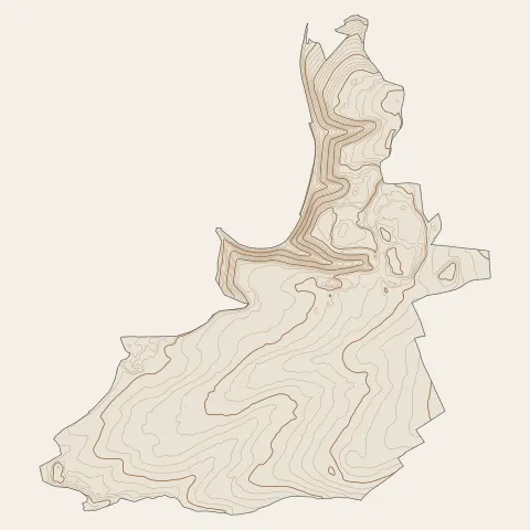 Montois-la-Montagne : courbes de niveau