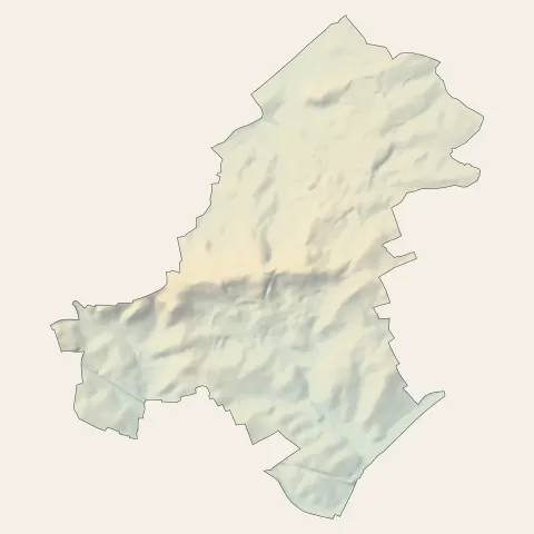Morhange : relief
