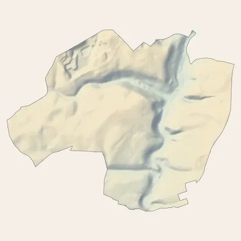 Ottange : relief