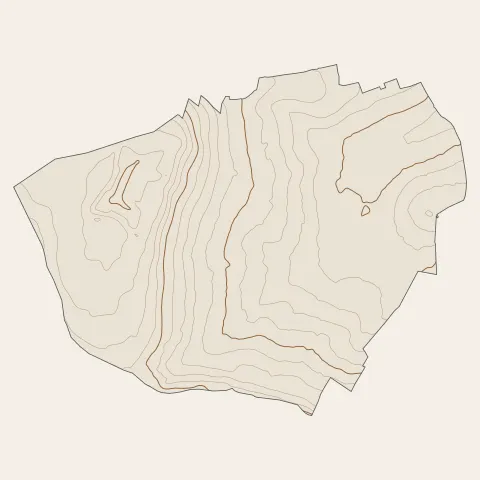 Plappeville : courbes de niveau