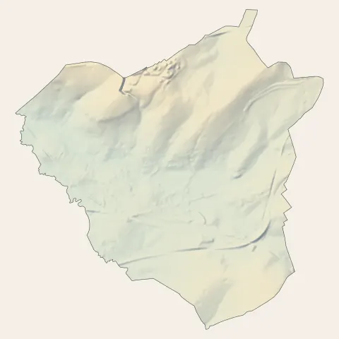 Réding : relief
