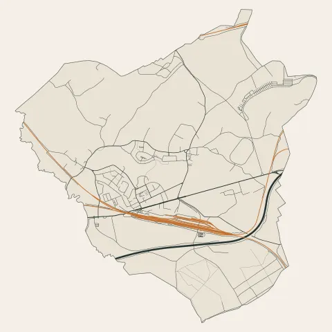 Réding : voies
