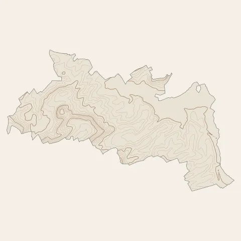 Rémilly : courbes de niveau