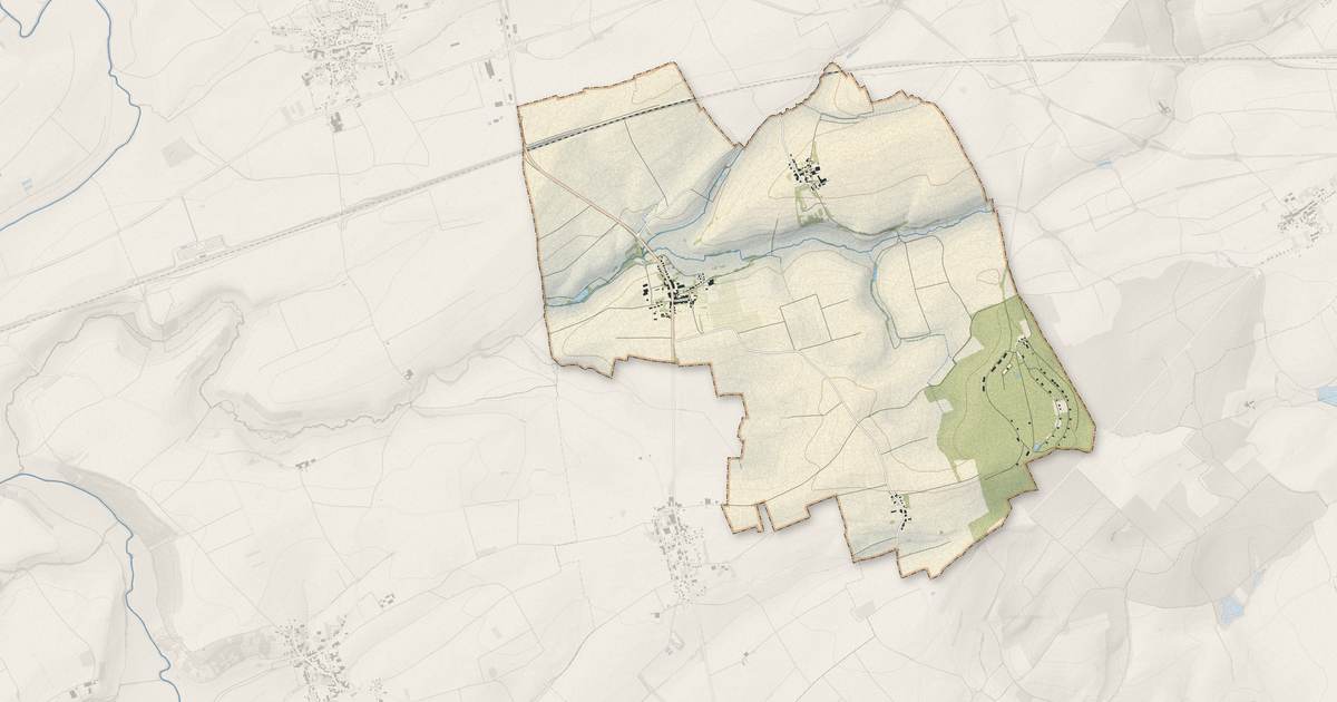 Portrait cartographique de Saint-Jure : relief, eau, forêts, bâti et voies, calculés à partir des données de l'IGN