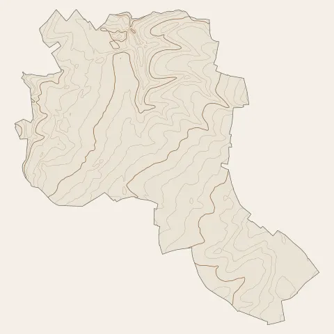 Sainte-Marie-aux-Chênes : courbes de niveau