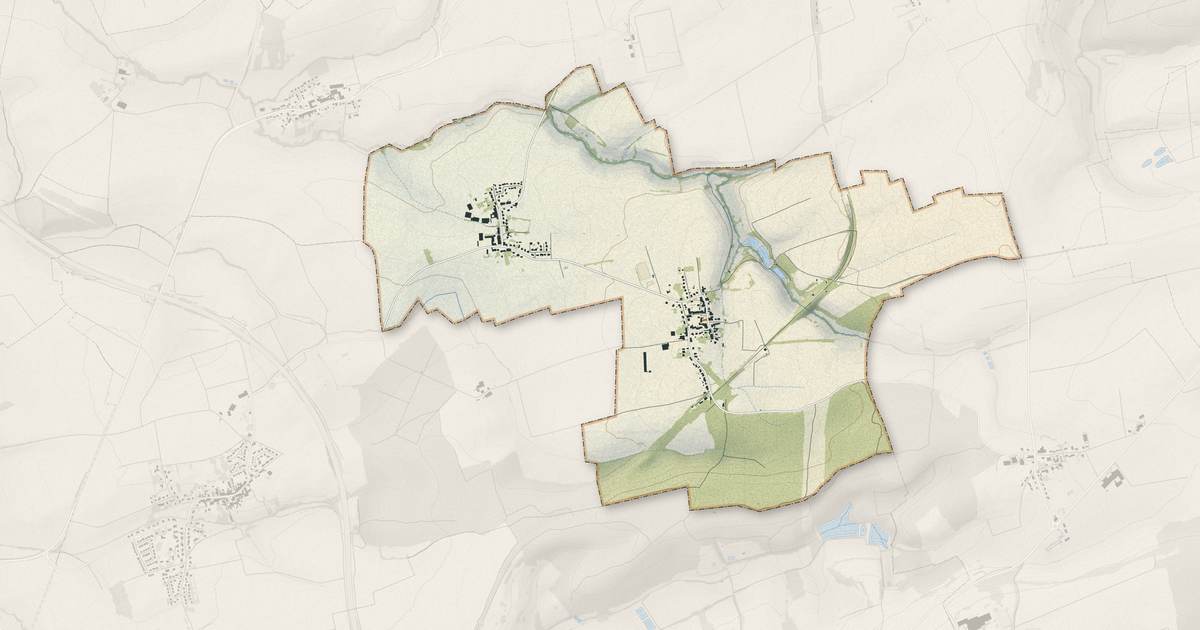 Portrait cartographique de Sanry-lès-Vigy : relief, eau, forêts, bâti et voies, calculés à partir des données de l'IGN