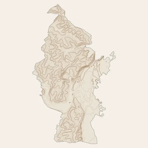 Sarralbe : courbes de niveau