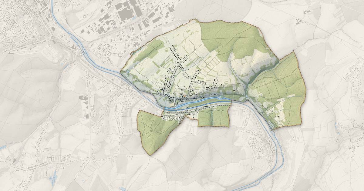 Portrait cartographique de Sarreinsming : relief, eau, forêts, bâti et voies, calculés à partir des données de l'IGN