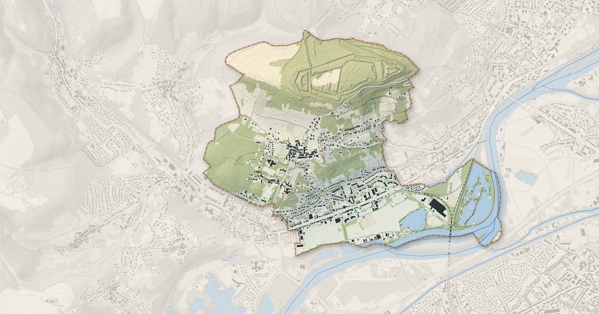 Portrait cartographique de Scy-Chazelles : relief, eau, forêts, bâti et voies, calculés à partir des données de l'IGN