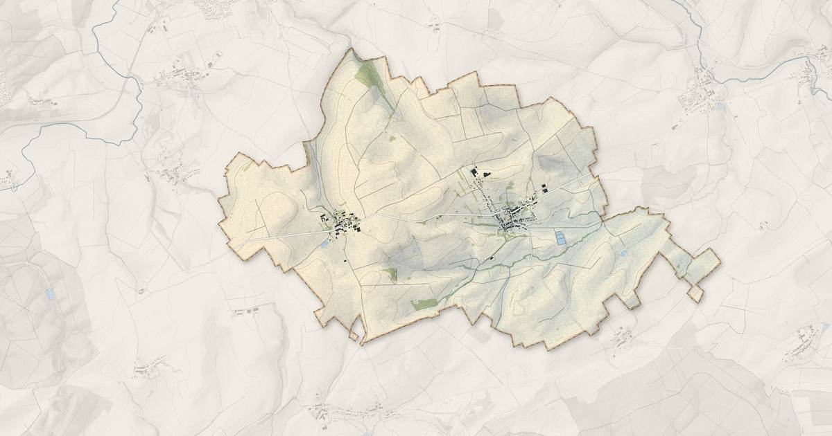 Portrait cartographique de Servigny-lès-Raville : relief, eau, forêts, bâti et voies, calculés à partir des données de l'IGN