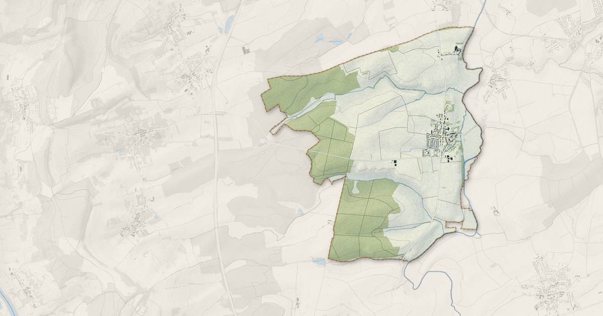 Portrait cartographique de Sillegny : relief, eau, forêts, bâti et voies, calculés à partir des données de l'IGN