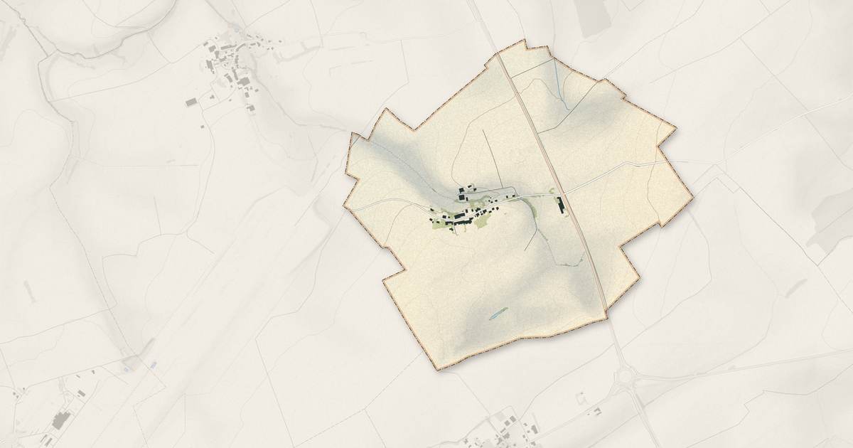 Portrait cartographique de Silly-en-Saulnois : relief, eau, forêts, bâti et voies, calculés à partir des données de l'IGN