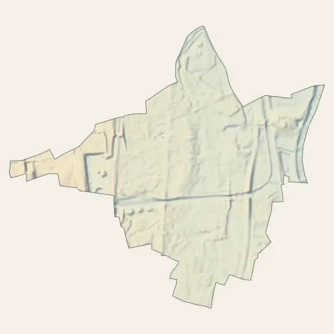 Talange : relief