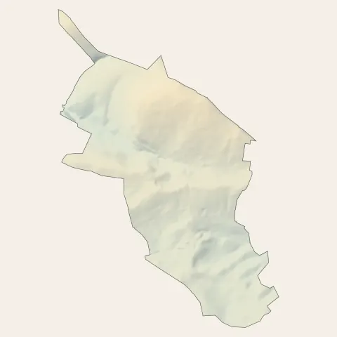 Théding : relief