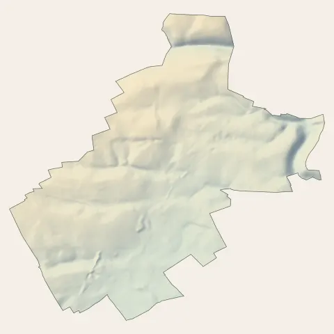 Tressange : relief