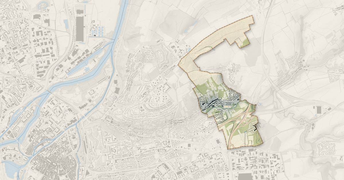 Portrait cartographique de Vantoux : relief, eau, forêts, bâti et voies, calculés à partir des données de l'IGN