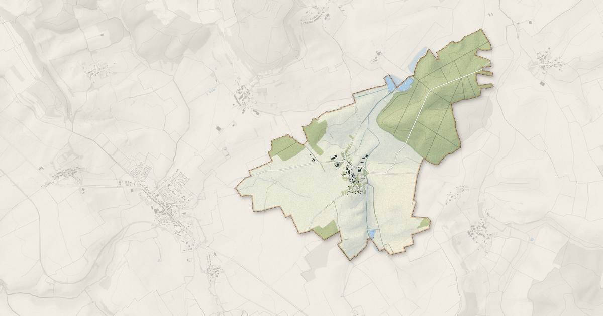 Portrait cartographique de Viviers : relief, eau, forêts, bâti et voies, calculés à partir des données de l'IGN