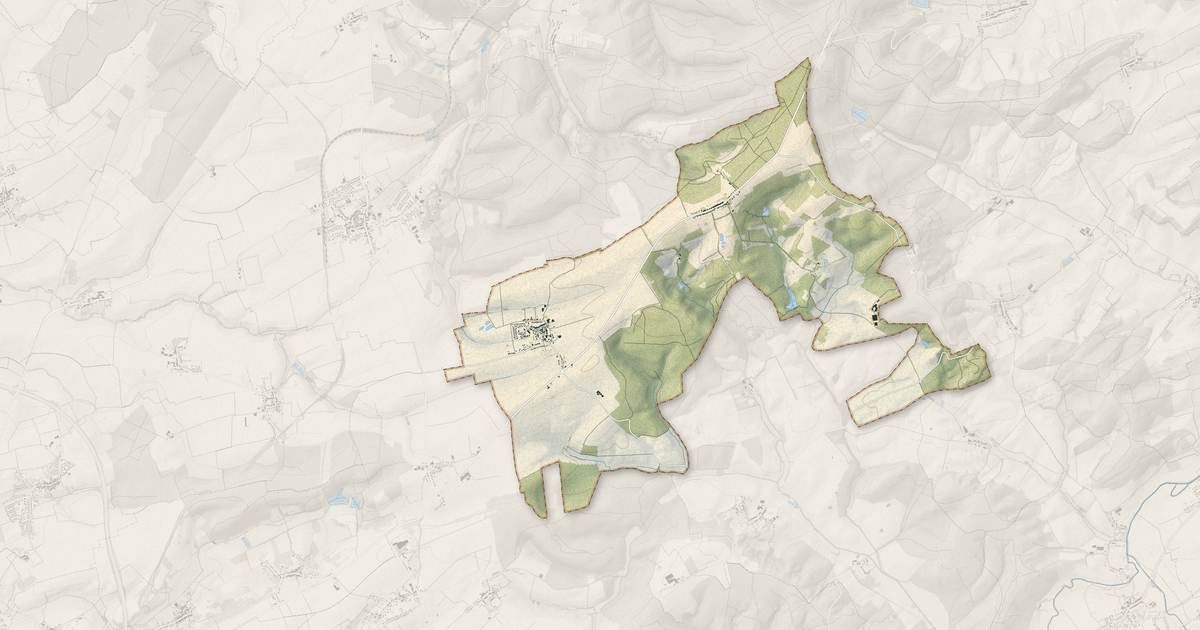 Portrait cartographique de Vry : relief, eau, forêts, bâti et voies, calculés à partir des données de l'IGN