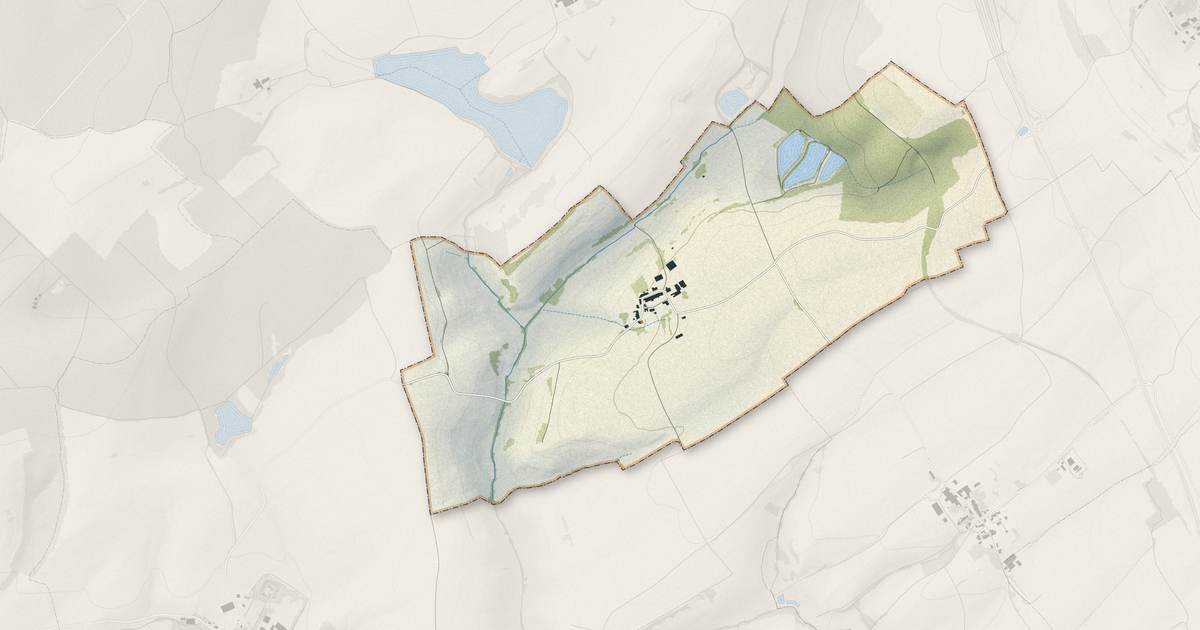 Portrait cartographique de Vulmont : relief, eau, forêts, bâti et voies, calculés à partir des données de l'IGN
