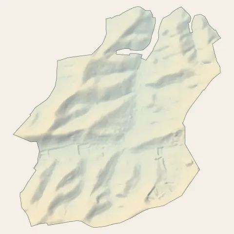 Woustviller : relief