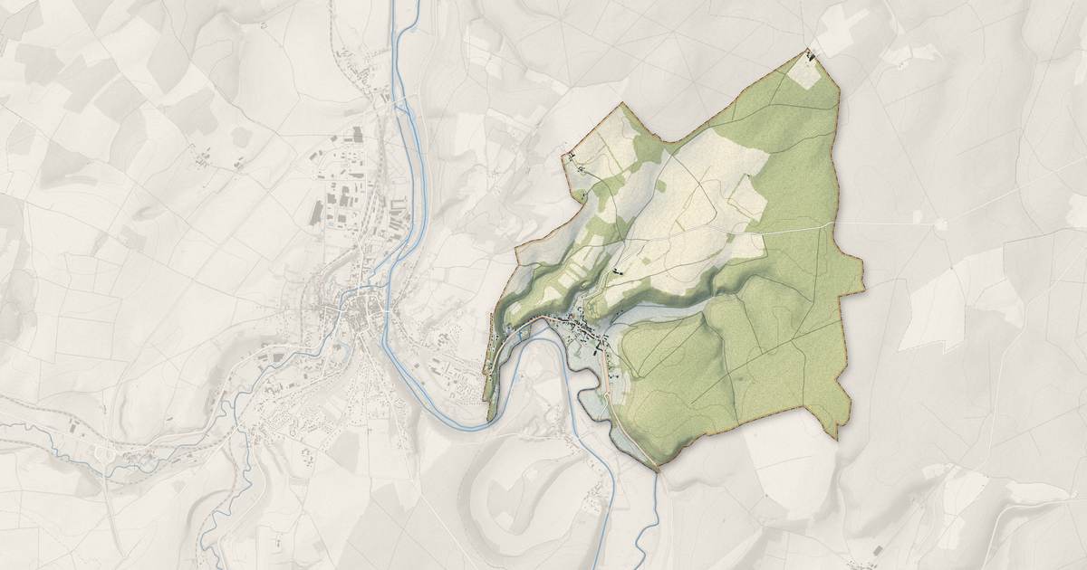 Portrait cartographique de Armes : relief, eau, forêts, bâti et voies, calculés à partir des données de l'IGN