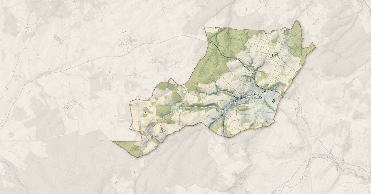 Portrait cartographique de Billy-sur-Oisy : relief, eau, forêts, bâti et voies, calculés à partir des données de l'IGN